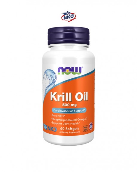 Krill Oil Neptune 500 mg 60 cápsulas vegetais - Now