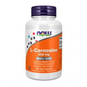 L-Carnosine 500 mg - 100 Cápsulas - Now