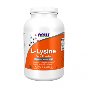 L-Lysine Pure Powder 454gr - Now
