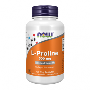 L-Proline 500mg - 120 Cápsulas - Now