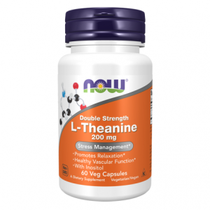 L-Theanine 200mg - 60 Cápsulas - Now