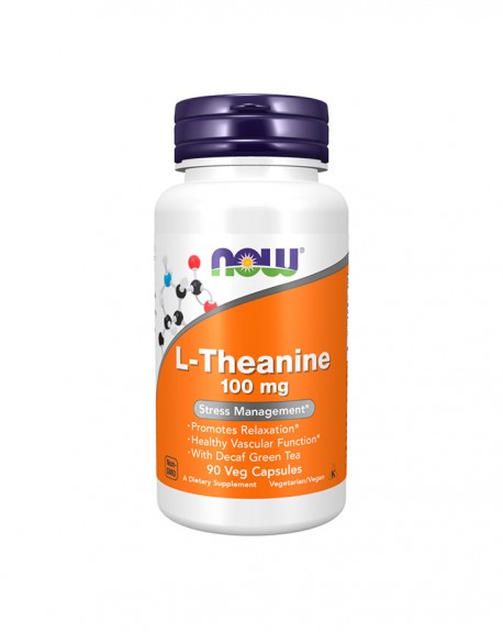 L-Theanine 100mg - 90 Cápsulas - Now