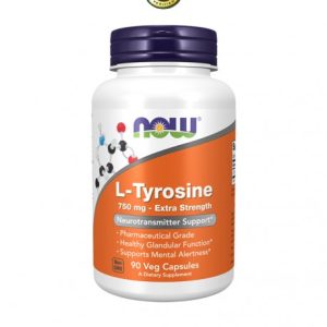 L-Tyrosine 750 mg - 90 Cápsulas - Now