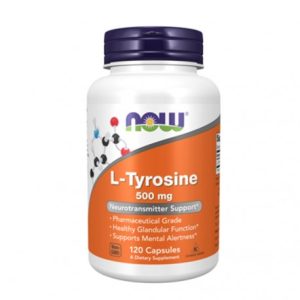 L-Tyrosine 500 mg - 120 Cápsulas - Now