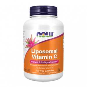 Liposomal Vitamin C 1000mg - 120 cápsulas vegetais - Now