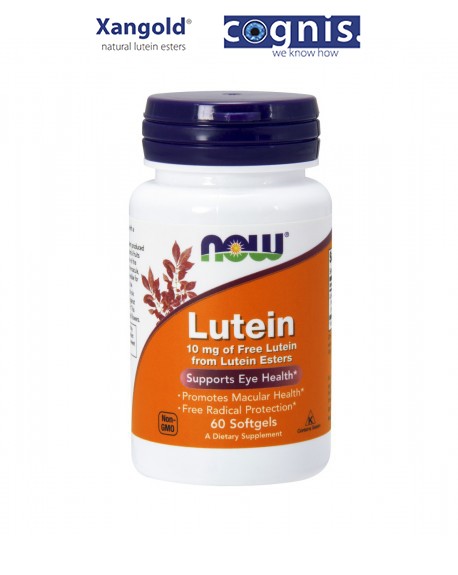 Luteína 10 mg 60 cápsulas vegetais - Now