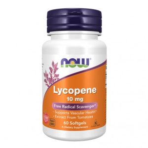 Lycopene 10 mg - 60 Cápsulas Moles - Now