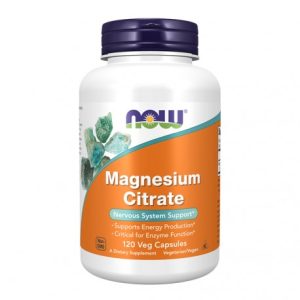 Magnesium Citrate 120 Cápsulas - Now
