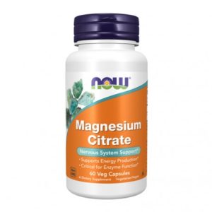 Magnesium Citrate 60 Cápsulas - Now