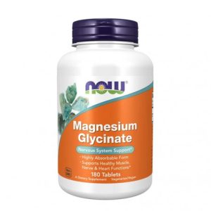 Magnesium Glycinate - 180 Comprimidos - Now