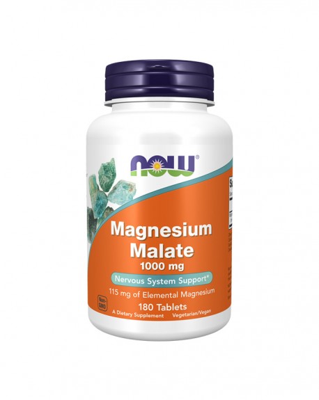 Magnesio Malato 1000 mg 180 comprimidos - Now