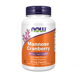 D-Mannose Cranberry - 90 Cápsulas Vegetais - Now