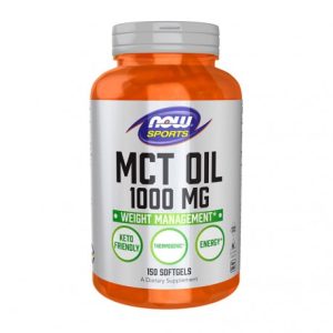 MCT Oil 1000 mg - 150 Cápsulas - Now