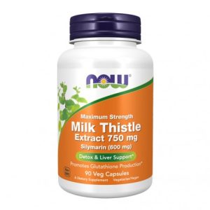 Milk Thistle Extract 750 mg - 90 Cápsulas – Now