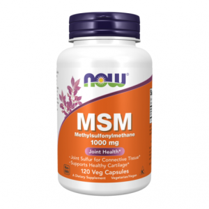 MSM 1000 mg - 120 Cápsulas Vegetais - Now