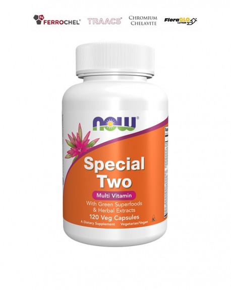 Special Two - Multivitamínico e Mineral - 120 Cápsulas Vegetais - Now