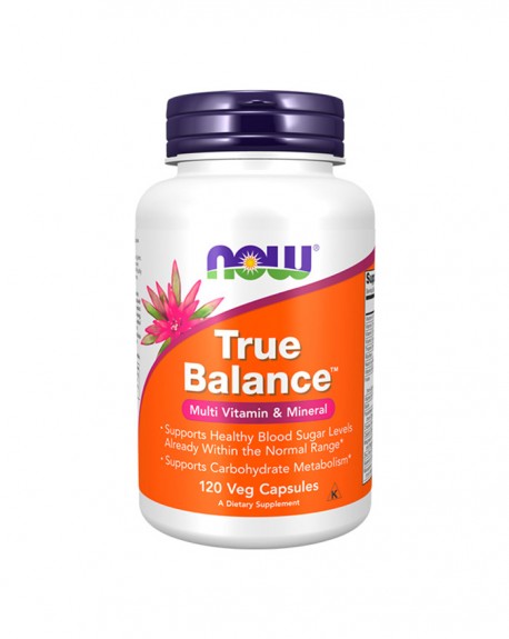 Multivitaminas e minerais - True Balance - 120 Cápsulas - Now