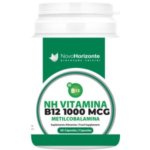 NH Vitamina B12 1000 Mcg 60 Cápsulas - Novo Horizonte