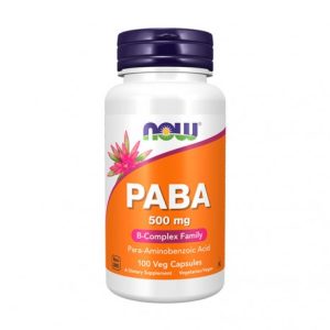 PABA 500mg - 100 Cápsulas - Now