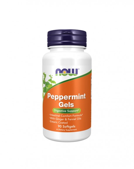 Peppermint Gels 90 cápsulas - Now