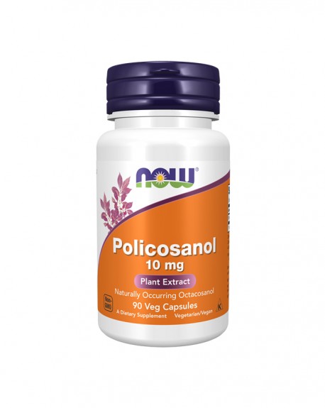 Policosanol 10mg - 90 Cápsulas Vegetais - Now