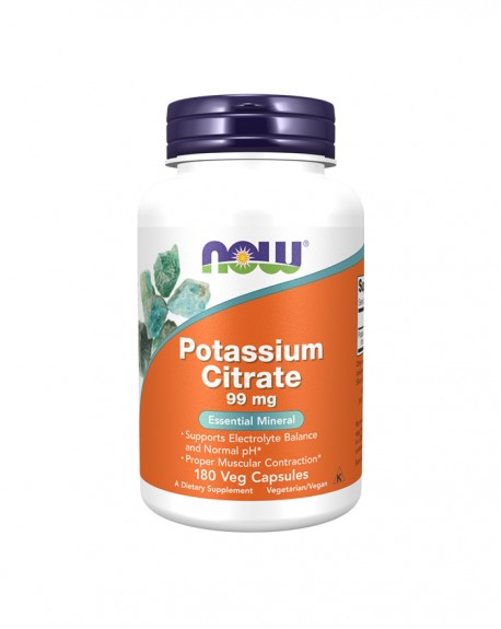 Potassium Citrate 180 Cápsulas - Now