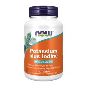 Potassium Plus Iodine - 180 Comprimidos - Now