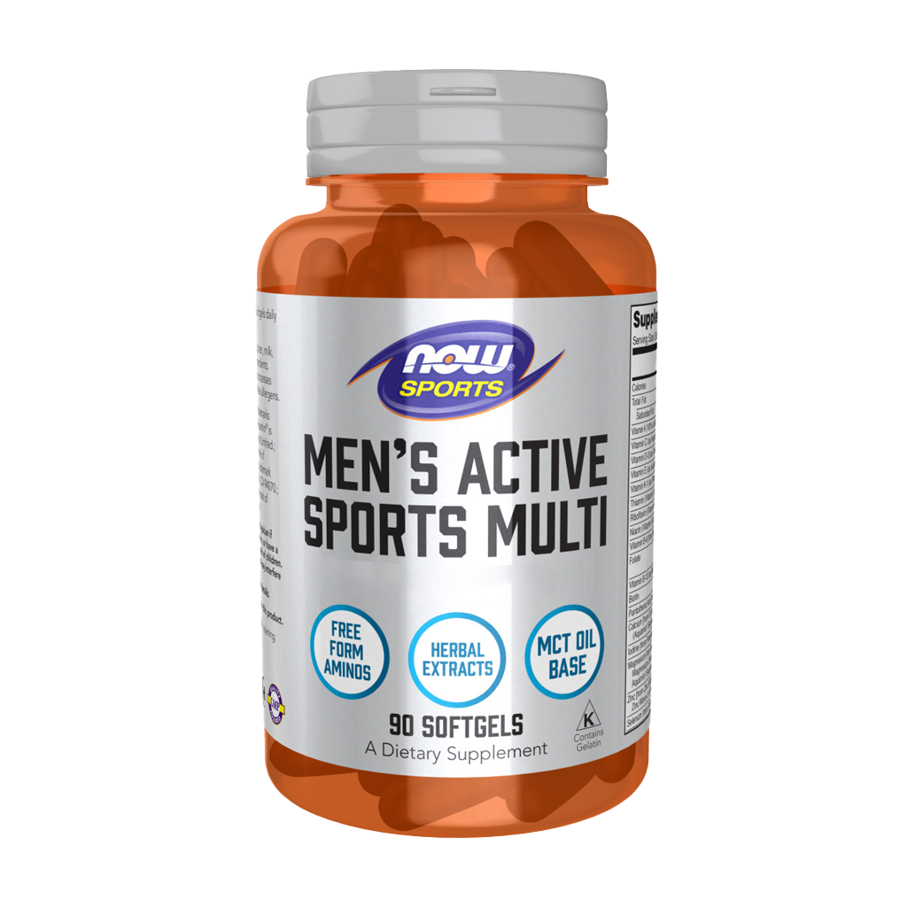 Men's Active Sports Multi - 90 Cápsulas blandas - Now