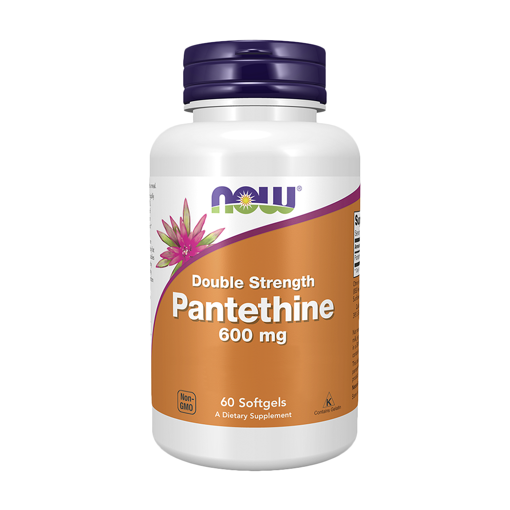 Pantethina 600 mg - 60 softgels - Now
