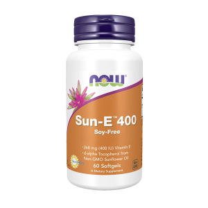 Sun-E - 400 IU - 60 Cápsulas Moles - Now