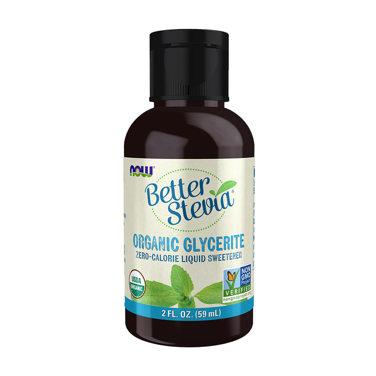 BetterStevia Líquido, Glicerite Biológica - 59ml - Now