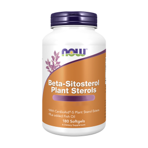 Beta-Sitosterol Plant Sterols - 180 Cápsulas Moels - Now