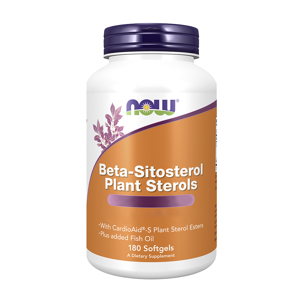 Beta-Sitosterol Plant Sterols - 180 Cápsulas Moels - Now