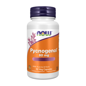 Pycnogenol 60 mg + Rutina + Acerola - 50 Cápsulas - Now