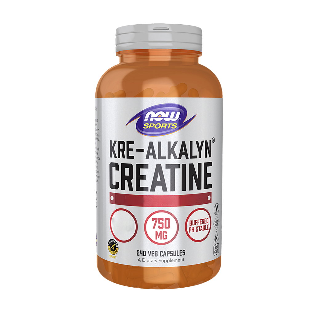 Kre-Alkalyn Creatine - 240 Cápsulas - Now
