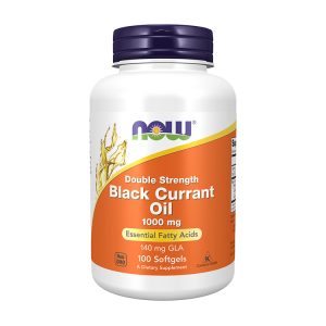 Black Currant Oil - 1000mg - 100 Cápsulas Moles - Now