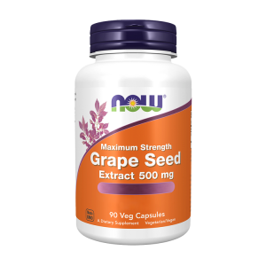 Semente de Uva 500mg - 90 Cápsulas - Now