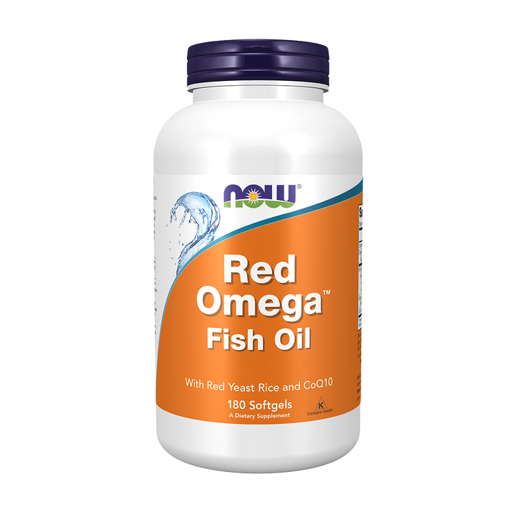 Red Omega (Red Yeast Rice) - 180 Cápsulas Moles – Now