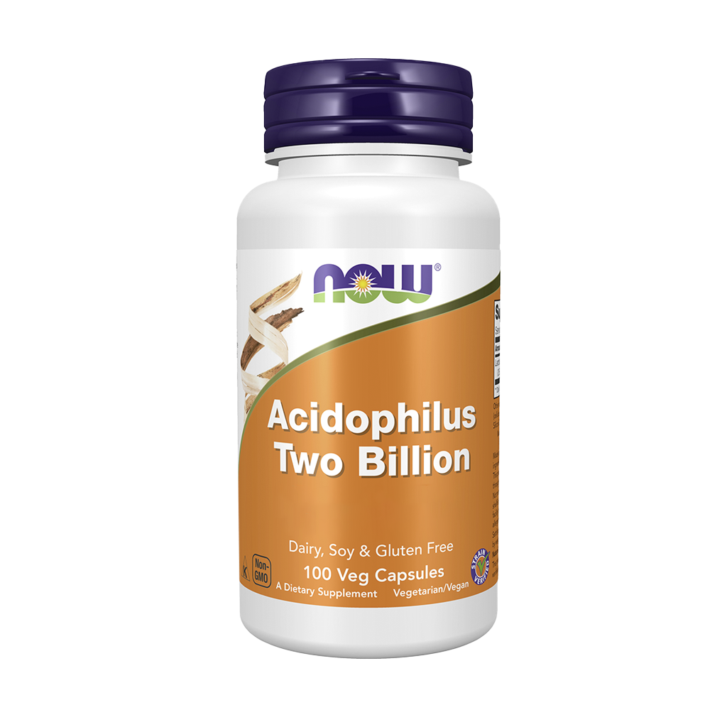 Acidophilus 2 Billion - 100 Cápsulas - Now