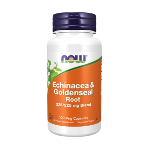 Echinacea + Goldenseal Root - 100 cápsulas - Now