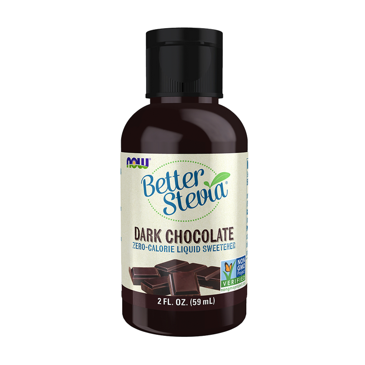 BetterStevia Líquido Chocolate Preto - 59ml - Now
