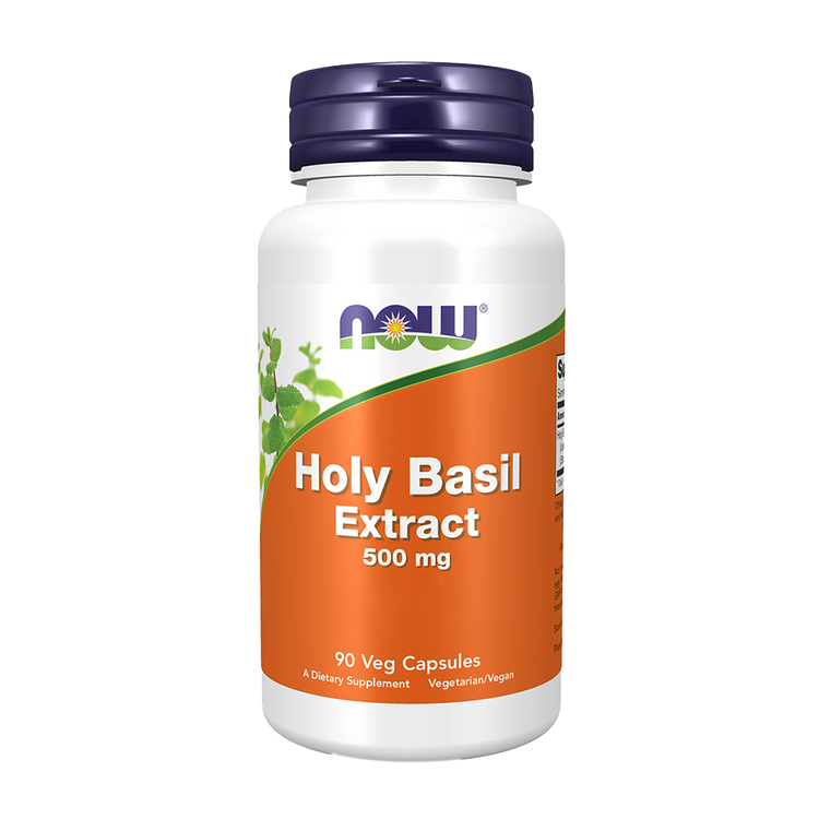 Holy Basil Extract, 500mg - 90 Cápsulas - Now