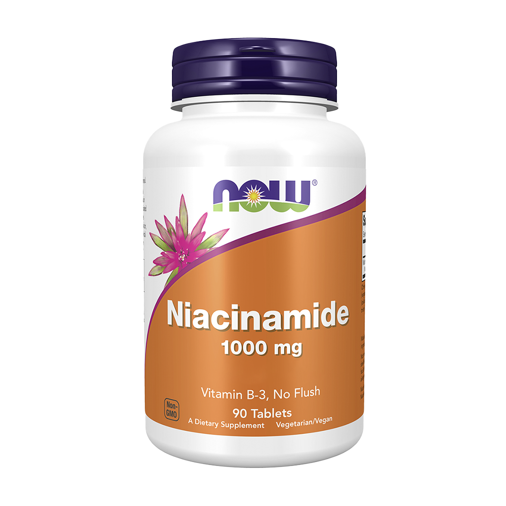 Niacinamida 1000 mg - 90 Comprimidos - Now