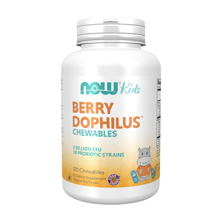 BerryDophilus Kids Chewables - 120 Pastilhas - Now