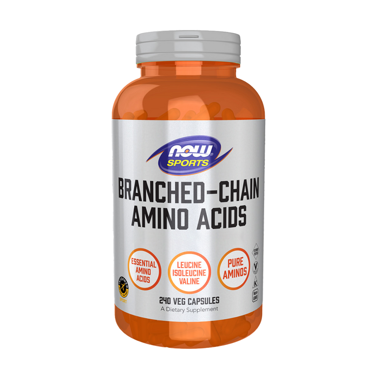 Branched-Chain Amino Acids - 240 cápsulas - Now