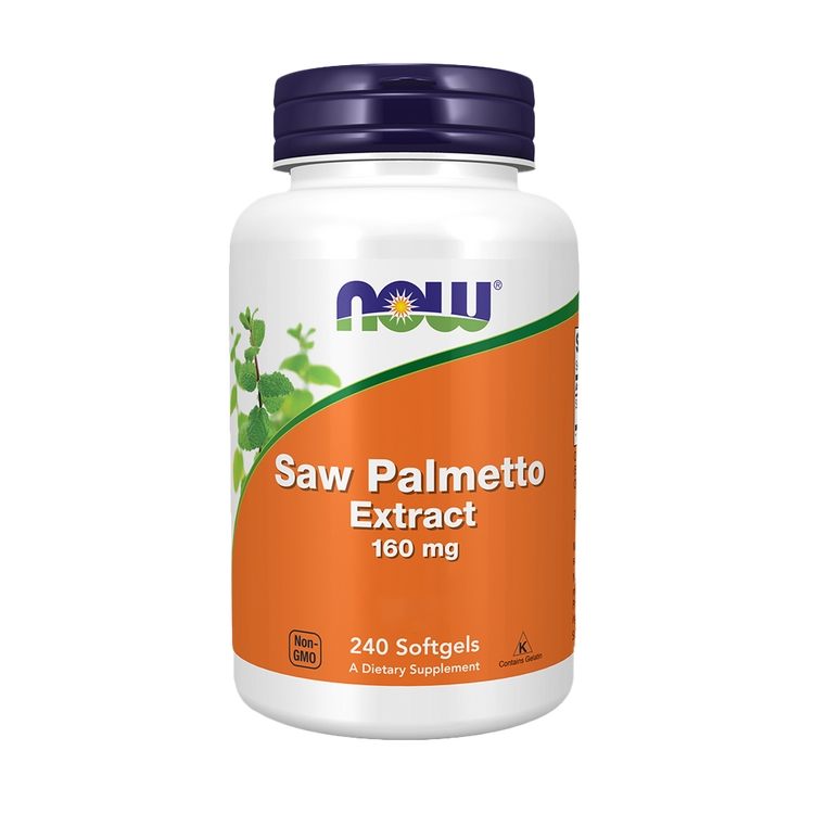 Saw Palmetto 160mg - 240 Cápsulas Moles - Now