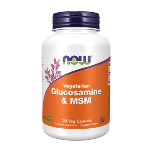 Glucosamina + MSM Vegetariana - 120 Cápsulas - Now