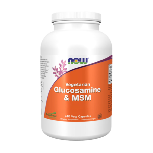 Glucosamine + MSM Vegetarian - 240 Cápsulas - Now