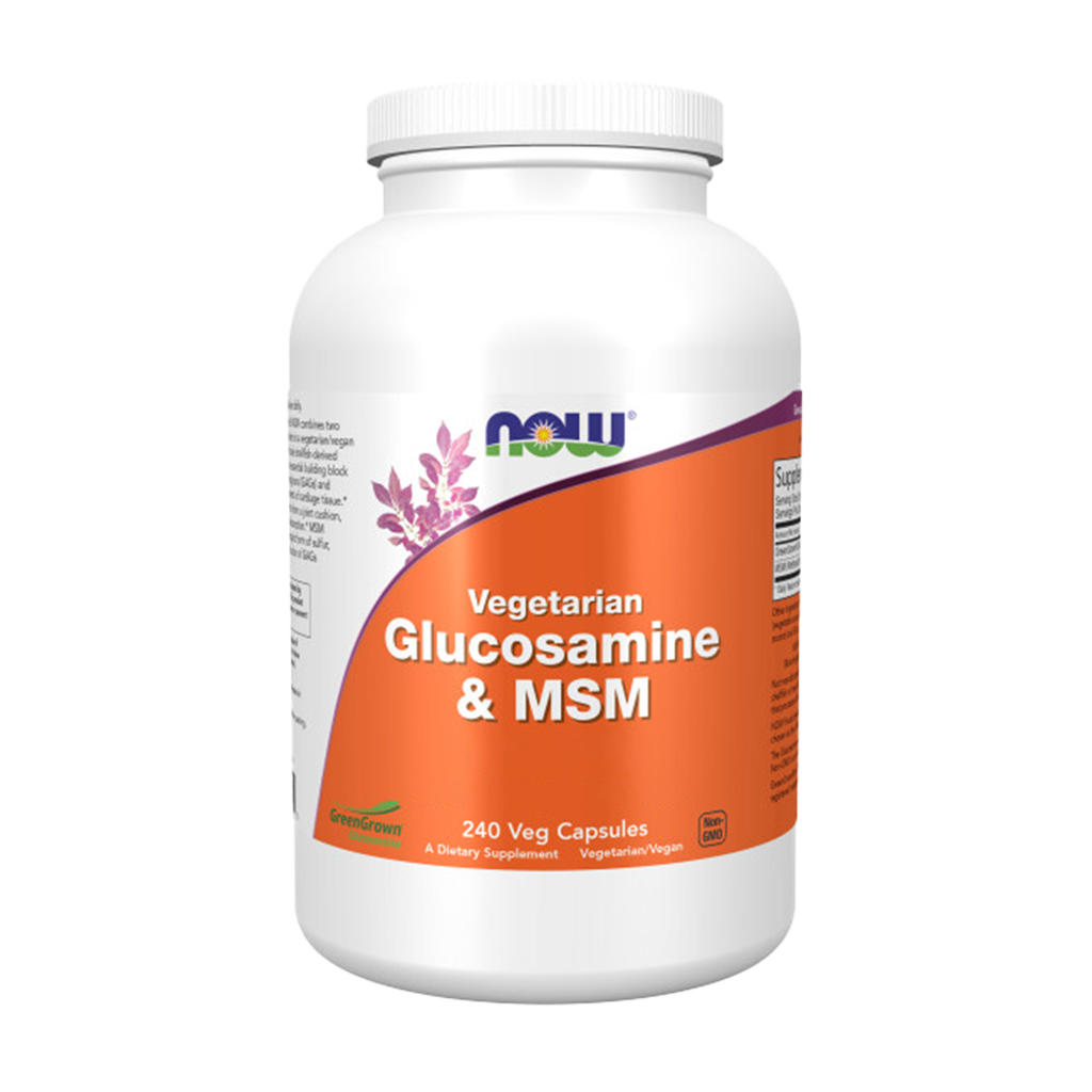 Glucosamine + MSM Vegetarian - 240 Cápsulas - Now