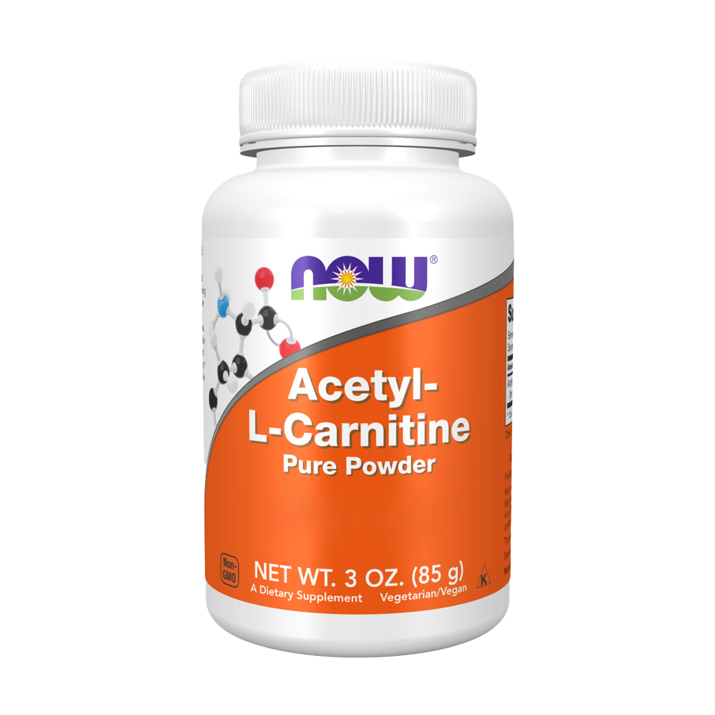 Acetil-L-Carnitina Powder em pó 340g - Now